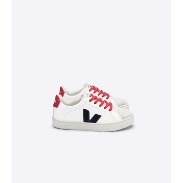 Veja ESPLAR LACES CHROMEFREE Schoenen Kinderen White/Red | NL 734UZG